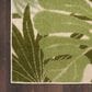 Nourison Aloha ALH40 10" x 14" Ivory and Green Indoor/Outdoor Area Rug, , large