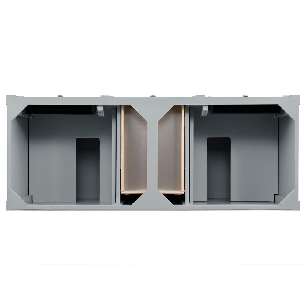 James Martin Vanities Brittany 60&quot; Double Bathroom Vanity in Urban Gray with 3 cm Lime Delight Quartz Top and Rectangular Sinks, , large