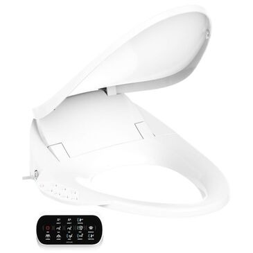 Kohler PureWash E750 Elongated Bidet Toilet Seat with Remote Control in White, , large