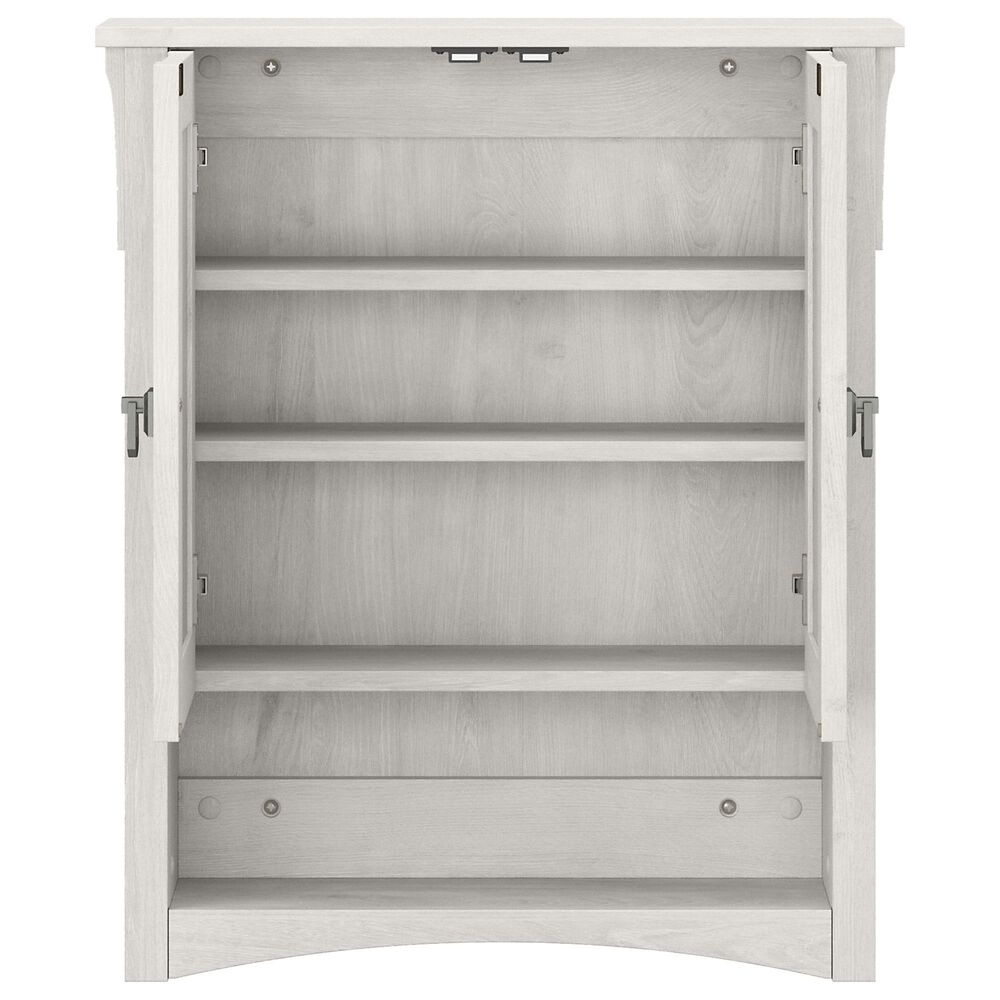 Bush Salinas Bathroom Bathroom Wall Cabinet in Linen White Oak, , large