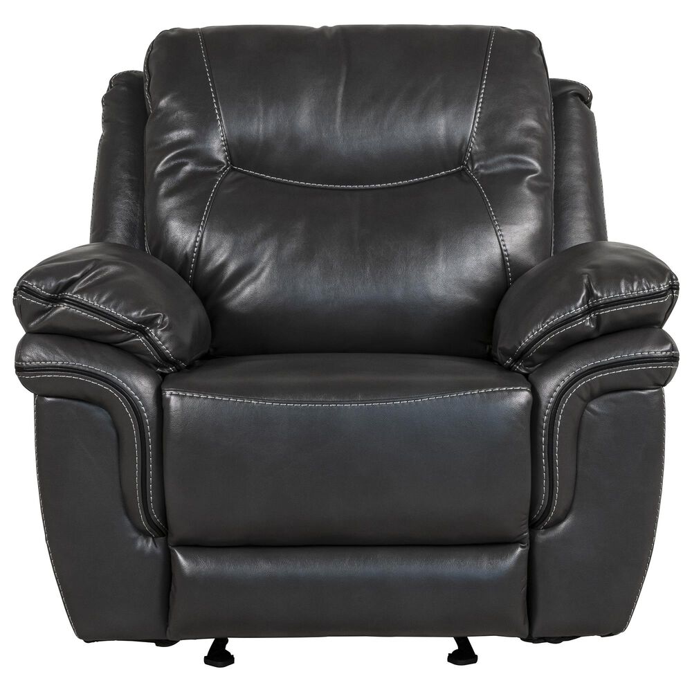 Crystal City Isabella Manual Rocker Recliner in Gray, , large