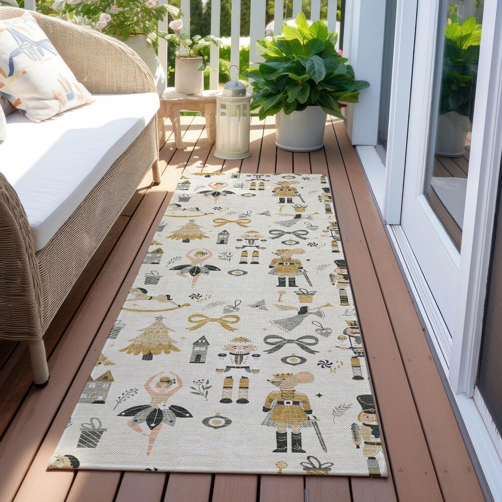 Dalyn Rug Company Wonderland WN35 Ivory 2&#39;3&quot; x 7&#39;6&quot; Runner, , large