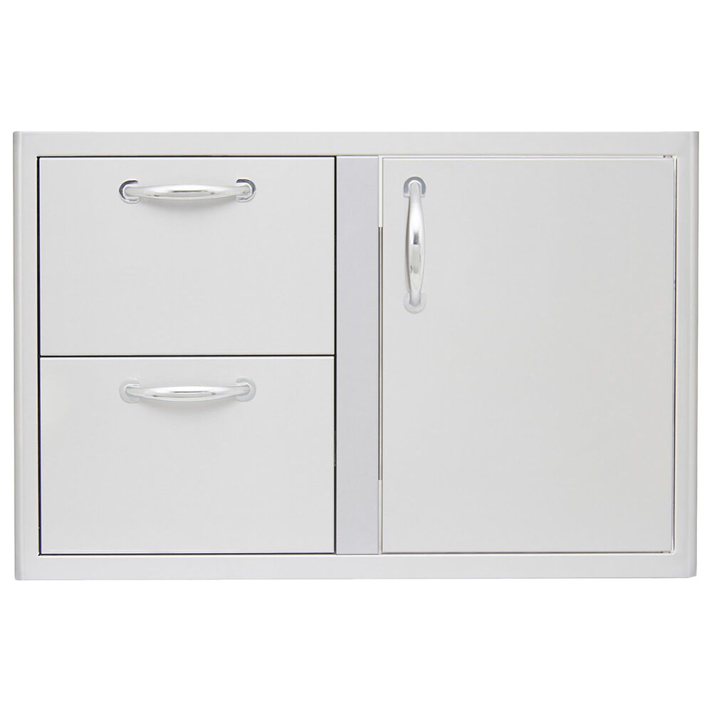 Blaze 32" Access Door and Double Drawer Combo in Stainless Steel, , large