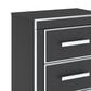 Ashley Zuraleus Queen Upholstered Panel Storage Bed with Two Nightstands in Matte Black, , large