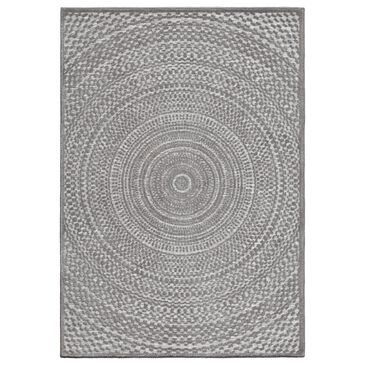 Orian Boucle" Cerulean 5"2" x 7"6" Silverton Indoor/Outdoor Area Rug, , large