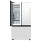 Samsung Bespoke Bespoke 30.1 Cu. Ft. 3-Door French Door Refrigerator with Beverage Center - White Glass Panels Included, , large