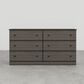 Lemoore Essential 59" 6-Drawer Dresser in Storm Grey, , large