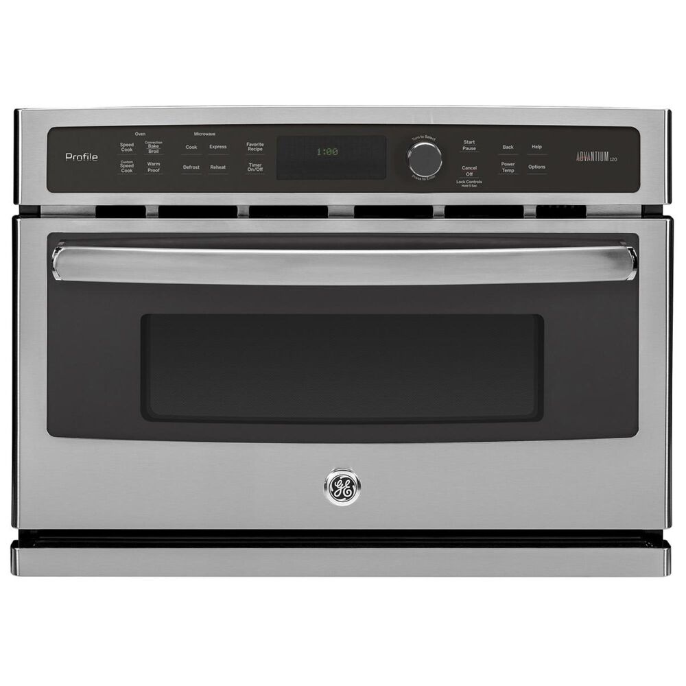 GE Profile 27" Single Wall Oven Advantium® Technology - Stainless Steel, , large