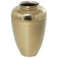 Maple and Jade 18" Decorative Vase with Hammered Top in Brushed Gold, , large