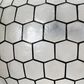 Creative Coop Simone 20" Pendant with Pearly White Shade in Black, , large