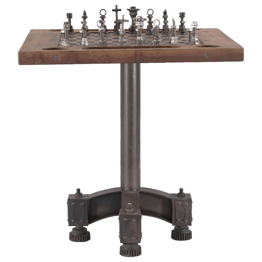 Home Trends &amp; Design Eiffel 30&quot; Chess Bistro Table, , large