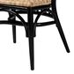 Baxton Studio Parthenia Side Chair in Black, Walnut Brown and Natural Brown, , large