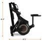 ProForm Trainer 500 Rower with 5" Display, Built-in Tablet Holder and SpaceSaver Design in Black, , large