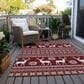 Dalyn Rug Company Wonderland WN28 3" x 5" Red Indoor/Outdoor Area Rug, , large