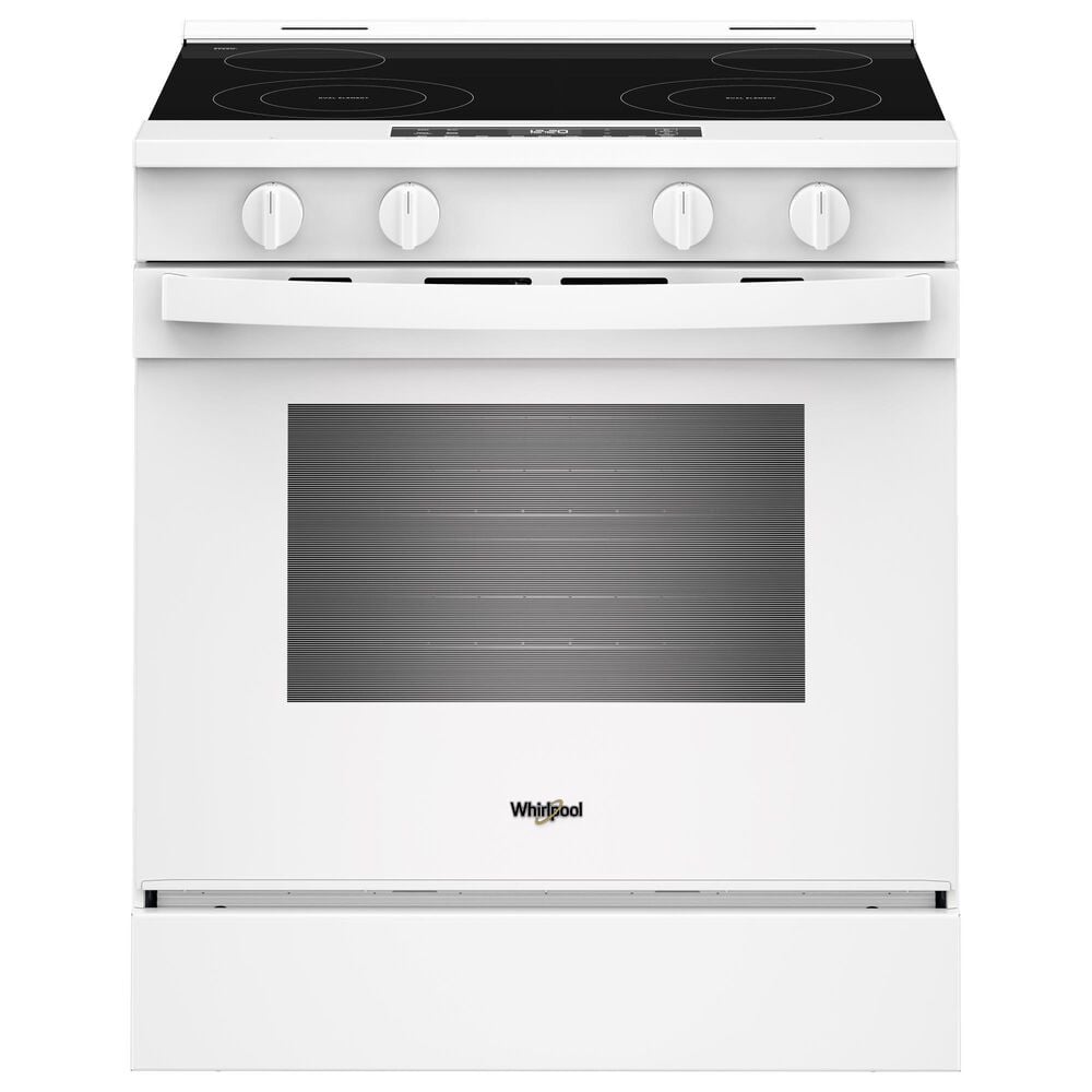 Whirlpool 5.3 Cu. Ft. Slide-in Electric Range in White, , large