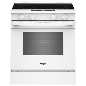 Whirlpool 5.3 Cu. Ft. Slide-in Electric Range in White, , large