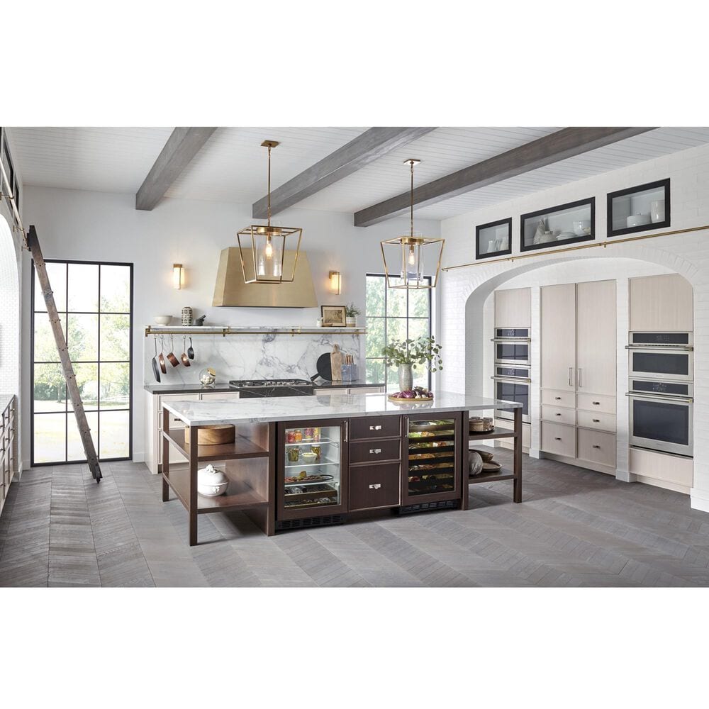 Monogram 24&quot; Integrated Column Freezer with Left Handle - Panel Sold Separately, , large