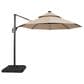 Furniture of America Zora 10" Octagon Double Top Patio Umbrella without Base in Beige, , large