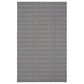 Safavieh Martha Stewart Cotton MSR411H 6"7" x 9" Charcoal and Grey Area Rug, , large