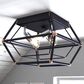 Vaxcel Bartlett 3-Light Flush Mount in Oil Rubbed Bronze and Satin Nickel, , large
