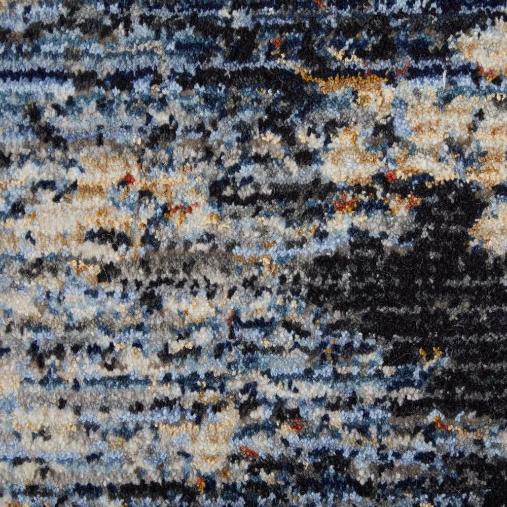 Feizy Sonora 6&#39;7&quot; x 9&#39;6&quot; Ivory and Blue Area Rug, , large