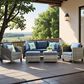HOMLUX 5-Piece Outdoor Patio Furniture Set in  Denim Blue, , large