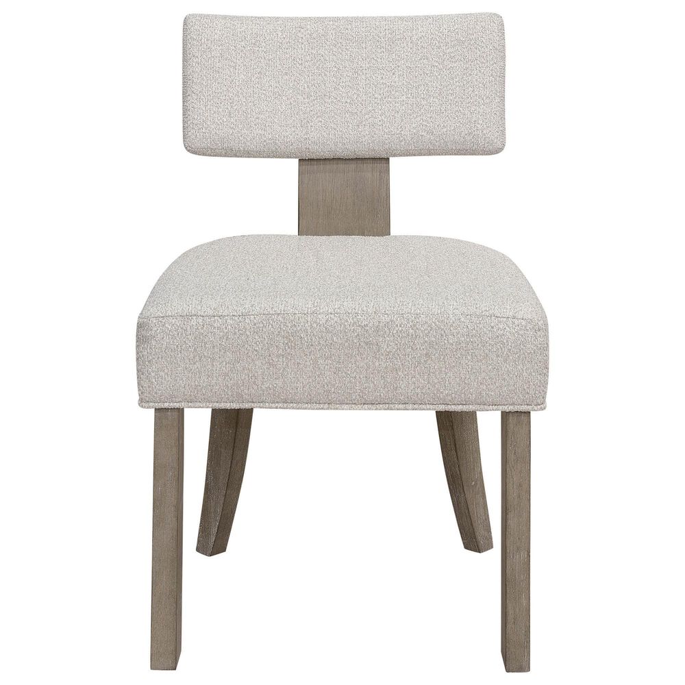 Chapel Hill Anderson Park Dark Klismos Side Chair in Moose Trail and Frontier Brown, , large