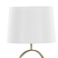 Grandview Gallery Moon Table Lamp in Gold and White, , large