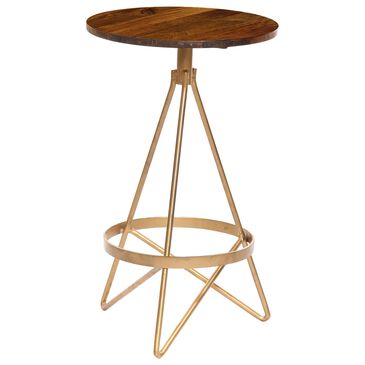 Carolina Chair and Table Micah Swivel Stool in Elm/Gold, , large