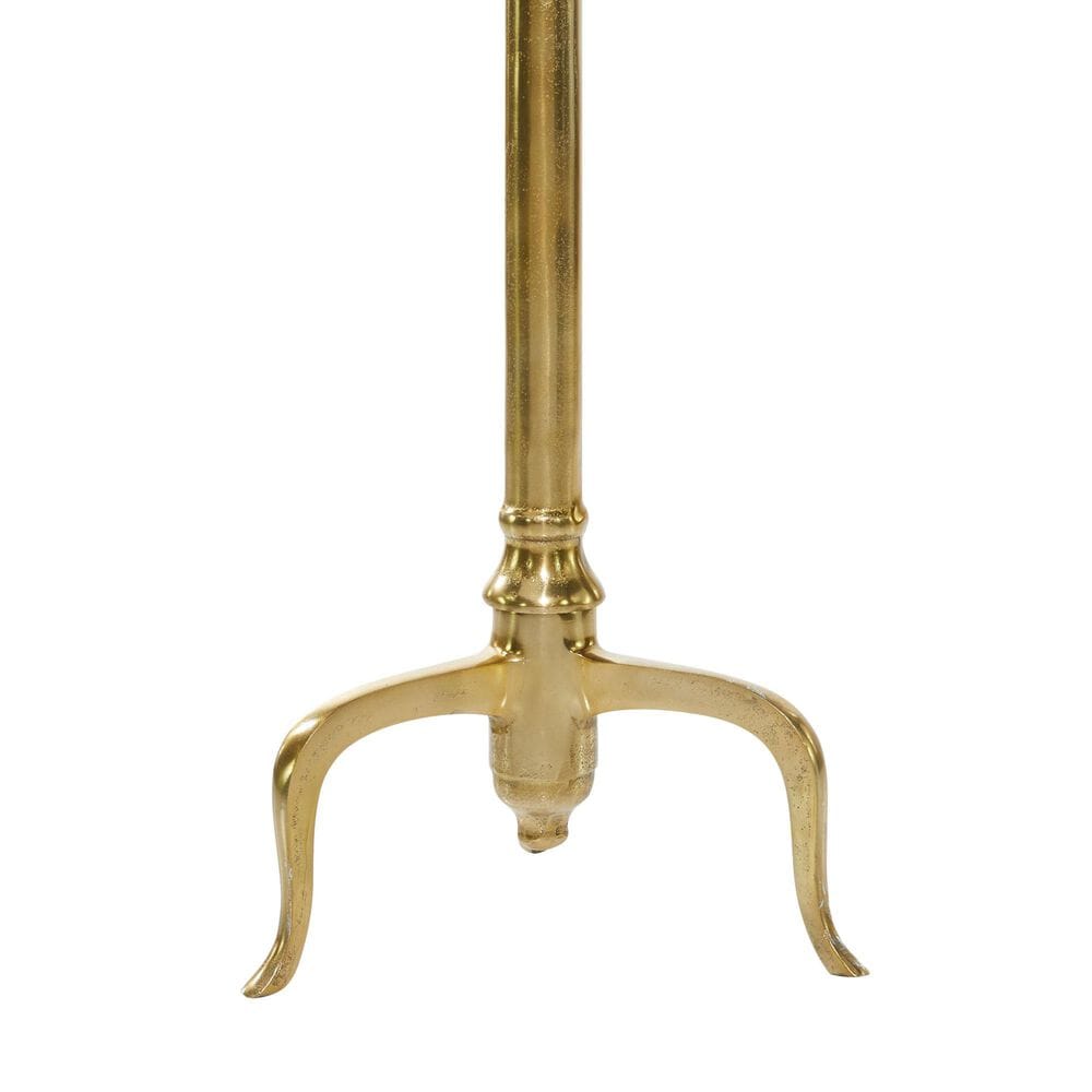 Maple and Jade 27&quot; Accent End Table in Gold and White, , large