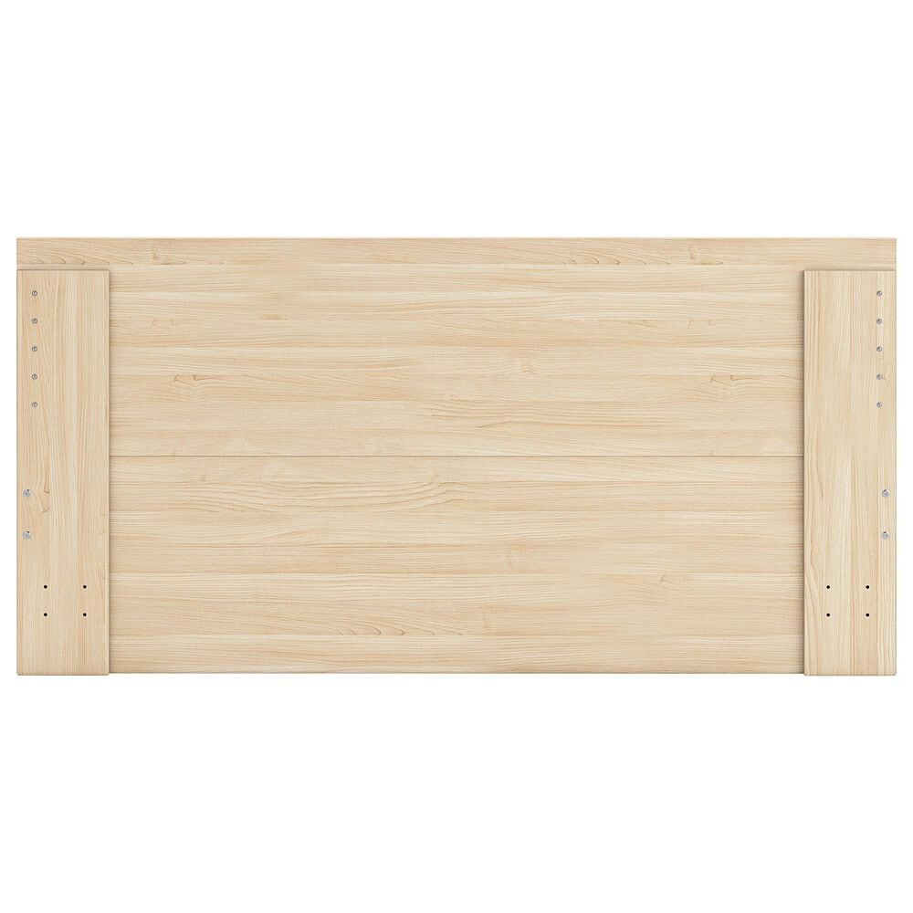 Ashley Onita King Panel Platform Bed with 1 Side Storage in Natural, , large