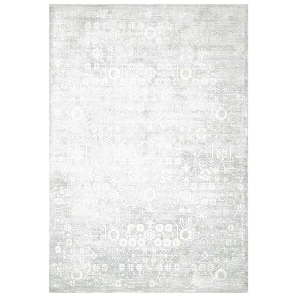 Nourison Desert Skies DSK02 8" x 11" Silver and Green Area Rug, , large