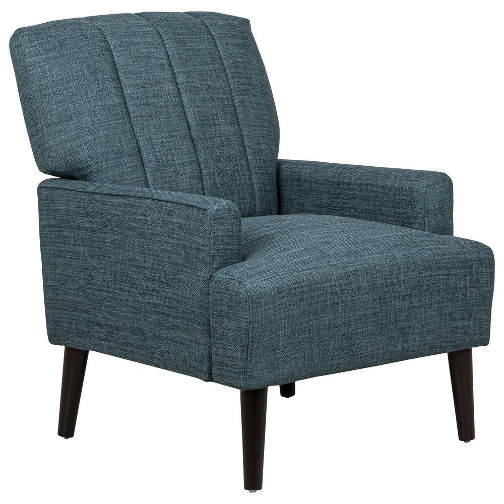 Mayberry Hill Channel Back Chair in Teal, , large