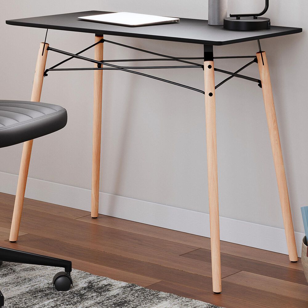 Ashley Jaspeni Writing Desk in Black and Natural, , large