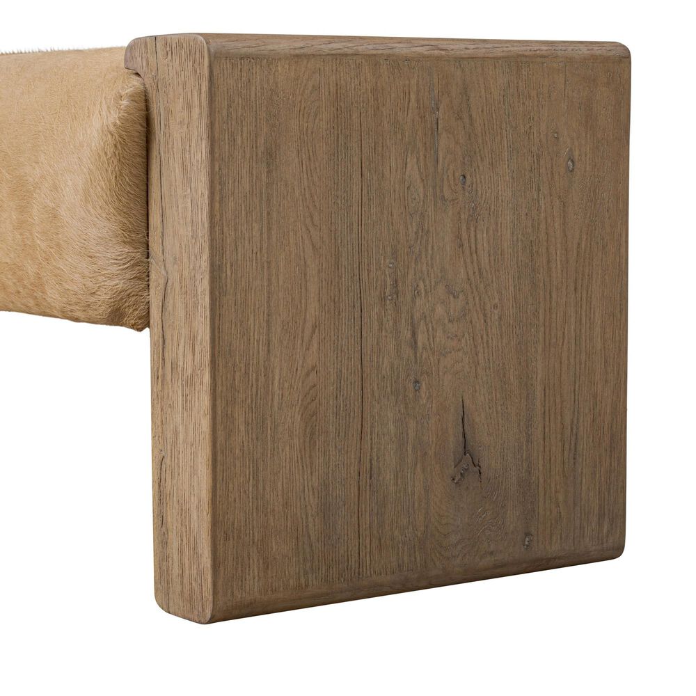 Four Hands Knox Accent Bench in Light Hair, , large