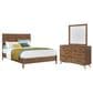 Martin Svensson Home Mid Century Modern 3-Piece King Platform Bedroom Set in Cinnamon, , large