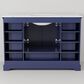 Lexora Home Dukes 48" Single Bathroom Vanity in Navy Blue with 2 cm White Cultured Marble Top and Rectangular Sink, , large