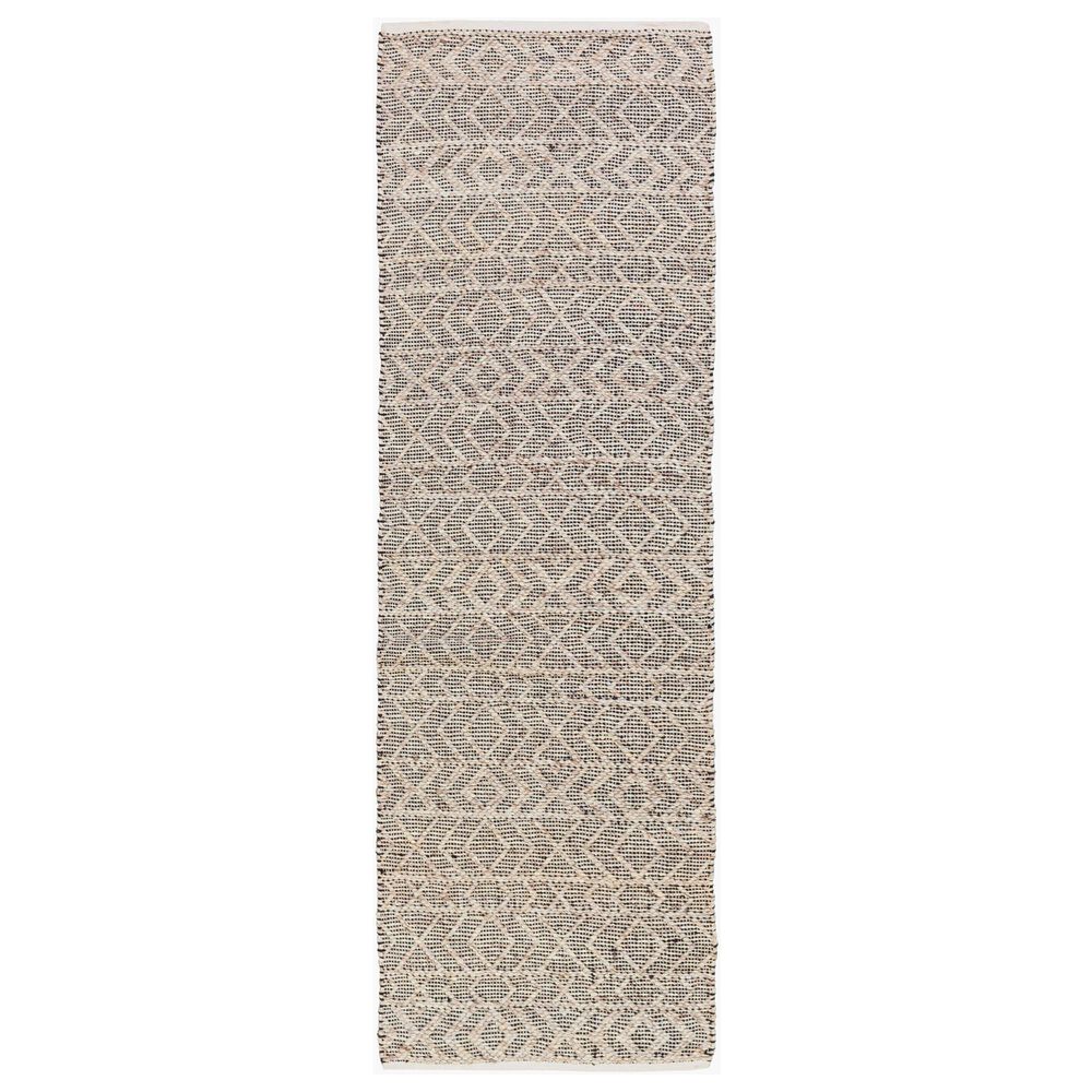 Surya Ingrid Black, Light Gray and Gray 3" x 12" Runner, , large