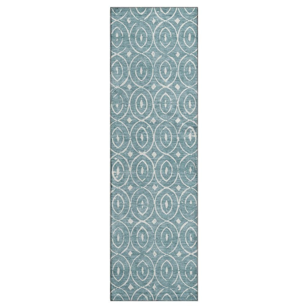 Dalyn Rug Company The Reserve TR12 Turquoise 2"3" x 7"6" Indoor/Outdoor Runner, , large