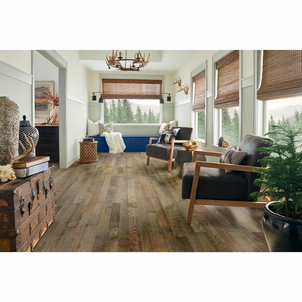 Bruce Barnwood Living Brooke Oak Solid Hardwood, , large