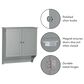 RiverRidge Home Ashland 2-Door Wall Cabinet in Gray, , large