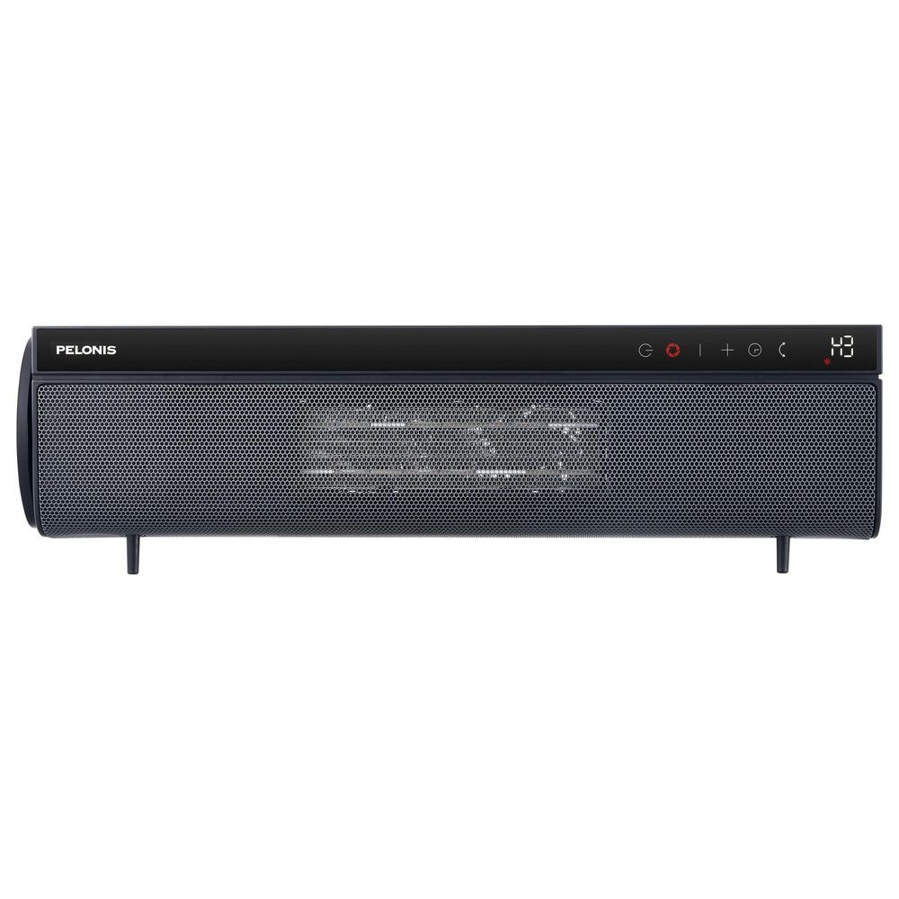 Pelonis 22" Ceramic Tower Dual Flex Heater with Thermostat in Black, , large