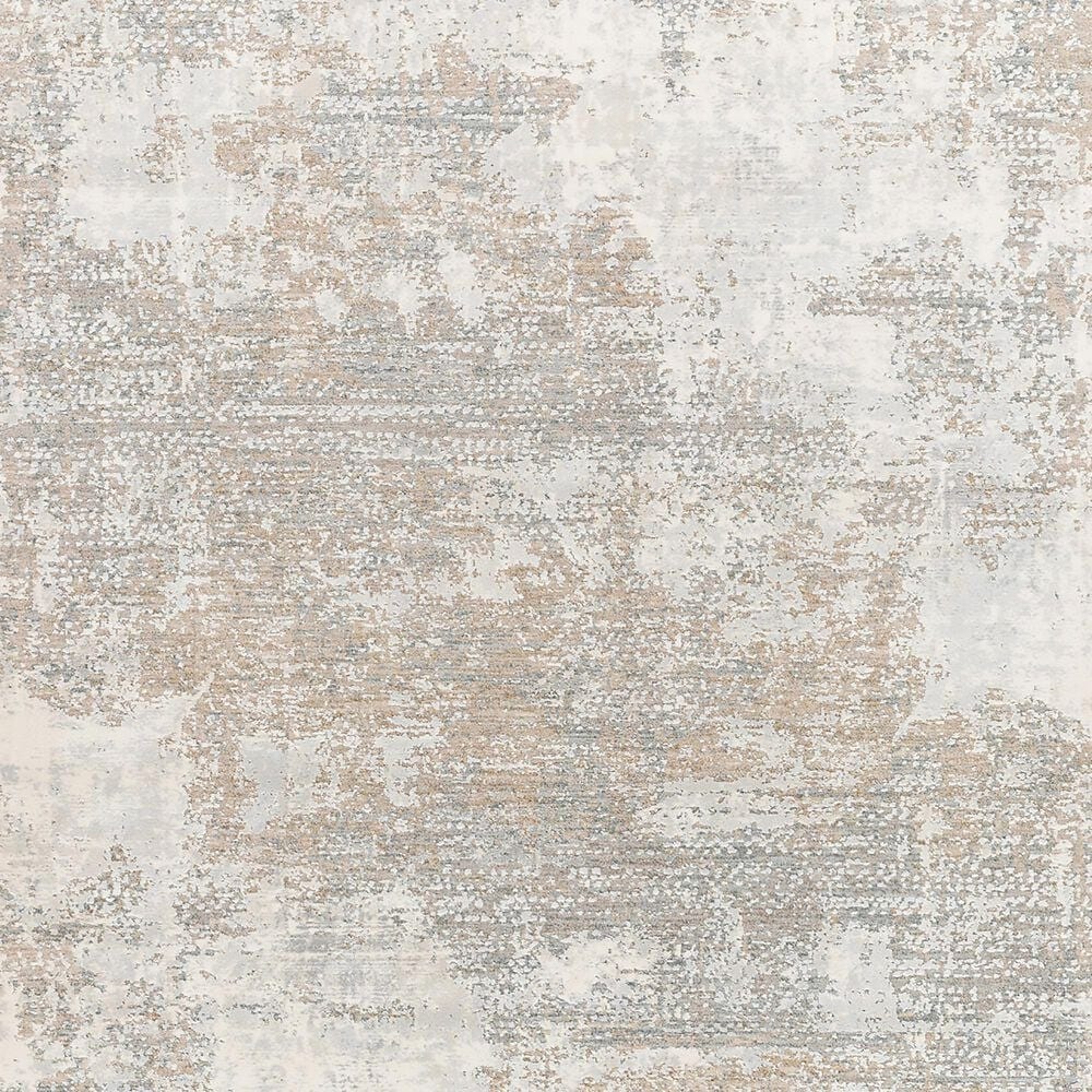 Surya Brunswick 7&#39;10&quot; Round Cream, Tan, Taupe, Blue, Gray and Seafoam Area Rug, , large
