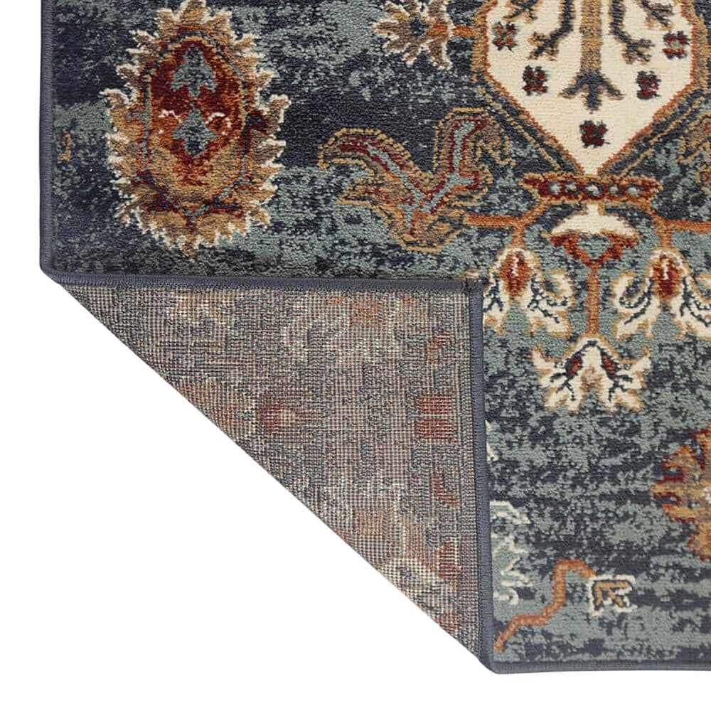 Amer Rugs Allure 5&#39;1&quot; x 7&#39;6&quot; Teal Blue Area Rug, , large