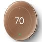 Google Nest Learning Thermostat (4th Gen) with Nest Temperature Sensor (2nd Gen) in Polished Gold, , large