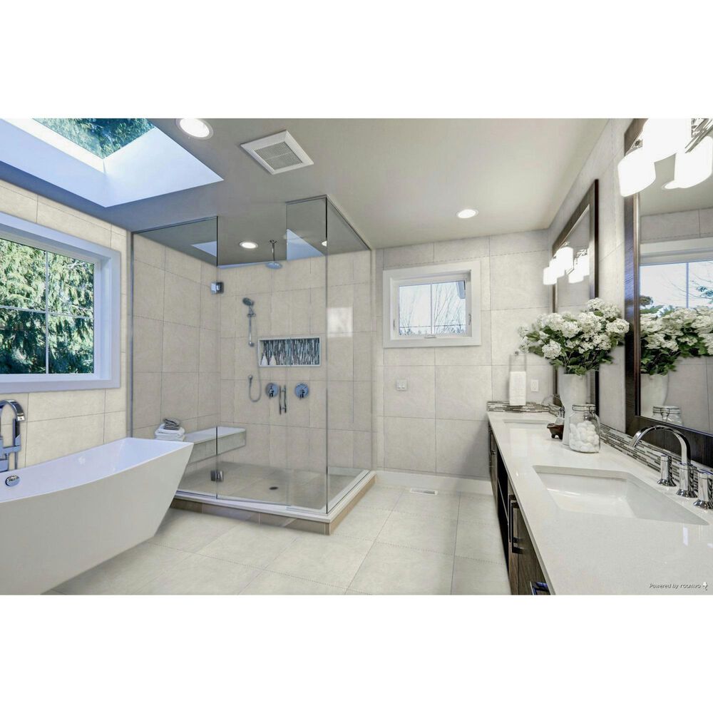 Distributer Sterlina II Silver 24&quot; x 24&quot; Polished Porcelain Tile, , large