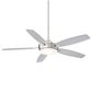 Minka-Aire Espace 52" Ceiling Fan with LED Light in Brushed Nickel, , large