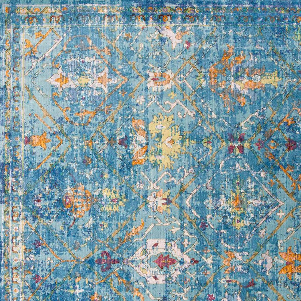 Safavieh Aria Oriental 2&#39; x 8&#39; Blue and Multicolor Runner, , large