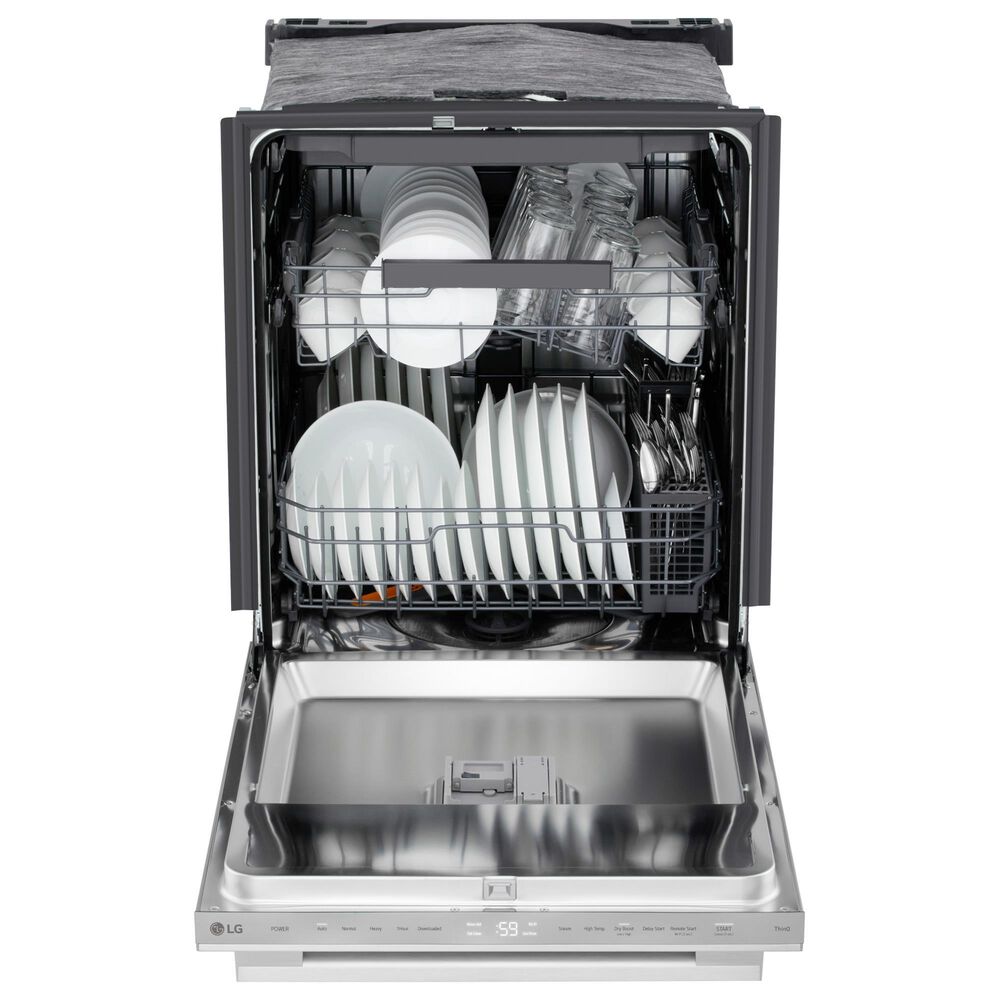 LG 24&quot; Built-In Bar Handle Dishwasher with SteamAssist in PrintProof Stainless Steel, , large