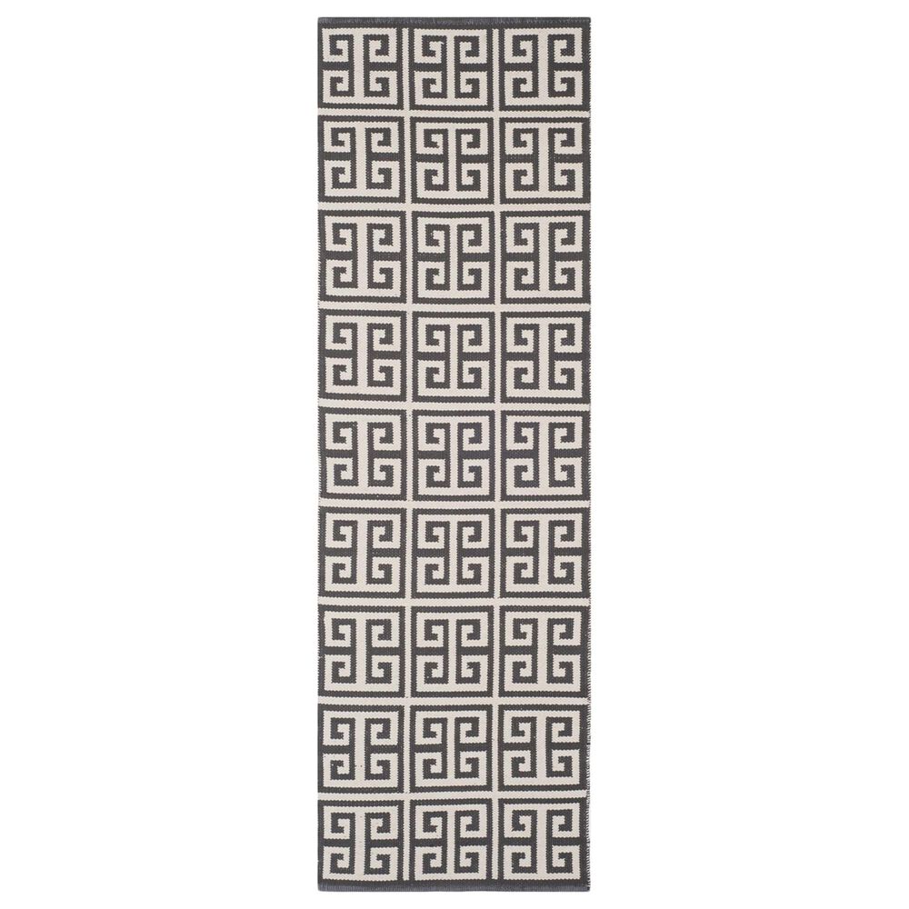 Safavieh Montauk 2'3" x 7' Dark Gray and Ivory Runner, , large